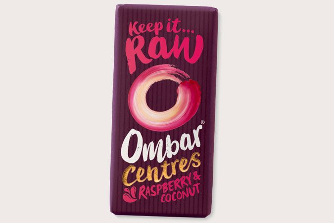 Ombar Centres - Raspberry & Coconut Vegan Chocolate